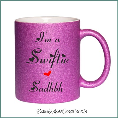 Taylor Swift Mug : Pinkey Purple Swiftie B
